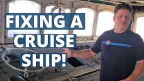 Restoring A VINTAGE Cruise Ship, Living At Sea on the Aurora