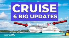 6 BIG CRUISE UPDATES: Caribbean Resumes, Carnival USA Issue, 2021 Fares & More