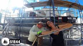 Bluewater Sailboat Refit DIY for sailing around the world! Steel Sailboat Restoration Project