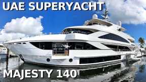 $20M MAJESTY 140 SUPERYACHT TOUR / UAE Yacht Builder Luxury Charter Yacht Walkthrough & Specs