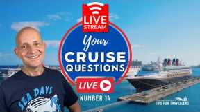 LIVE CRUISE Q&A HOUR #14 - All Your Cruising Questions Answered - Saturday 20 February 2021