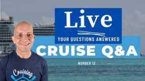 LIVE CRUISE Q&A HOUR #13 - Your Cruising Questions Answered - Saturday 13 February 2021