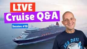 LIVE CRUISE Q&A #19 - Saturday 27 March - 5pm UK / 1PM  EST / 9am PST