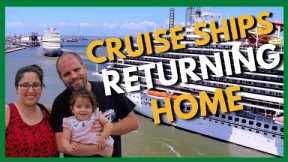 Carnival Cruise Ships Return to Port of Galveston, Vlog