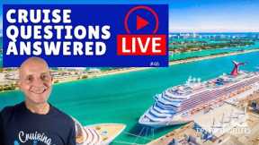 LIVE Cruise Questions & Answers Hour #46 - Saturday 30 October 2021