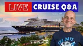 LIVE CRUISE Q&A Hour #44. Your Questions Answered. Saturday 16 October 2021