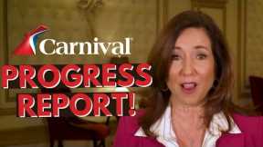 CARNIVAL CRUISE NEWS, President of Carnival Cruise Line Gives Progress Report, CHRISTINE DUFFY