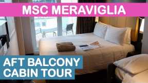 MSC Meraviglia: Aft Balcony Cabin Tour
