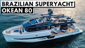 OKEAN 80 SUPERYACHT Tour Power Flybridge Motor Yacht / Liveaboard & Charter