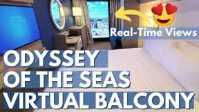 Odyssey Of the Seas, Virtual Balcony Stateroom, Royal Caribbean Cruise Cabin