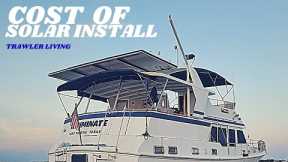 LG SOLAR Panels 380 watt || Total Cost to Install LG Solar Panels || Family on a boat with Solar ||