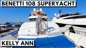 $7,450,000 BENETTI 108 Kelly Anne SuperYacht Tour / Charter Liveaboard Motor Yacht