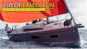 Fun and easy with plenty of space and at a fair price? Meet the Beneteau Oceanis 34.1