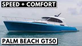 PALM BEACH GT50 EXPRESS YACHT TOUR / Downeast Performance Luxury Cruiser