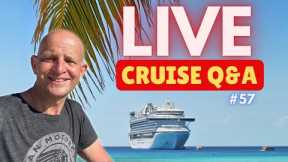 CRUISE Q&A HOUR LIVE #57. Saturday 9 April 2022. Your Cruising Questions Answered.