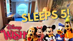 Disney Wish Oceanview Stateroom Tour 8678, Disney Cruise Line