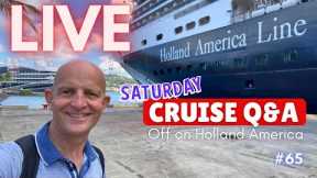 Live Cruise Q&A Hour #65. Saturday 2 July 2022. Your Cruising Questions Answered
