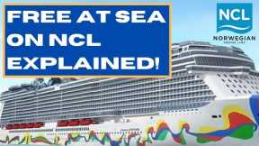 Free at Sea on Norwegian Cruise Line. Fully explained.