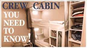 CRUISE SHIP CREW CABINS- You need to know this!