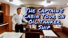Captain's cabin tour on large Oil tanker ship #cabintour
