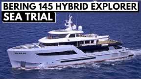 BERING 145 HEEUS SEA TRIAL (exclusive!) FLAGSHIP HYBRID EXPLORER SUPERYACHT Expedition Yacht Tour