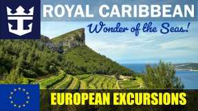 What's a European Cruise Like?- Royal Caribbean - Wonder of the Seas: European Excursions