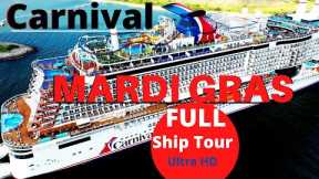 Carnival Mardi Gras | Full Walkthrough Tour & Review | Ultra HD Port Canaveral Orlando | New Ship