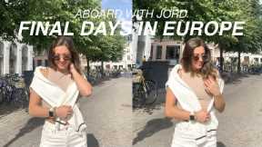 ABOARD WITH JORD: days in my life, last European port days | we’re changing itineraries!! 🚢🌊