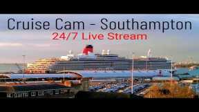 Cruise Cam  - Southampton Cruise Ship Live Stream Shipspotting(24/7) in 4K