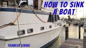 Do NOT use dock Water Pressure || Dock Water will SINK your Boat || TRAWLER life || Life on a Boat
