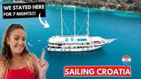 THIS is our Sailboat (One Week Sailing Croatia) Full Boat Tour Day 1 Split - Makarska