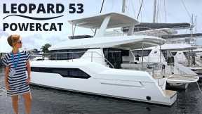 $1,300,000 2020 LEOPARD 53 POWER CATAMARAN Yacht WALKTHROUGH & SPECS / LIVEABOARD Cruising POWERCAT