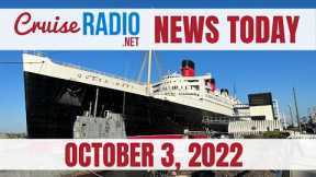 Cruise News Today — October 3, 2022: Record Day for Port Canaveral, West Coast Ships Get Diverted