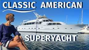 $599,000 1984 BROWARD 98' 30M CLASSIC SUPERYACHT WALKTHROUGH & SPECS / Liveaboard Motor Yacht Tour