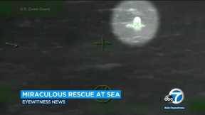 Miraculous rescue at sea after man falls overboard cruise ship