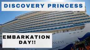 Discovery Princess Embarkation Day | Inaugural Sailing | West Coast Mexico | Solo Travel