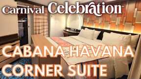 Carnival Celebration Havana Cabana Corner Suite 8210, Carnival Cruise Line