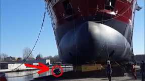 Worker Almost KILLED at Ship Launch!