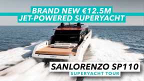 Brand new €12.5 million jet powered superyacht | Sanlorenzo SP110 yacht tour | Motor Boat & Yachting