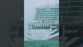 #Arvia has finally arrived! #pandocruises #cruise #planetcruise