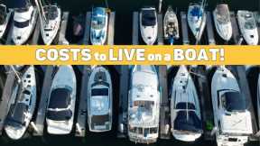 How MUCH Does It REALLY COST to LIVE on a BOAT???
