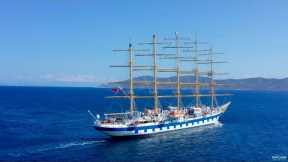 Royal Clipper | The World's Largest Sailing Ship in Greece | 4K