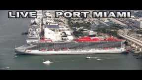 🔴 LIVE Port of Miami Cruise Ship Departures Jan 20, 2023