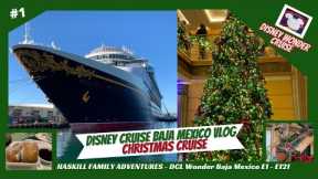 DISNEY WONDER CHRISTMAS BAJA-MEXICO CRUISE DAY 1 Pt 1 - Embarkation-Sail Away / San Diego Port Tour