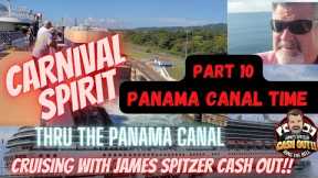 PANAMA CANAL  CARNIVAL SPIRIT ENTERS THE PANAMA CANAL