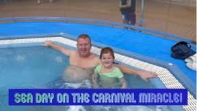 CARNIVAL MIRACLE CRUISE TO MEXICO! OIR FIRST SEA DAY!