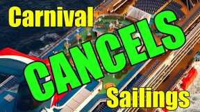 Carnival CANCELS a Month of Cruises!