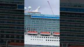 Here’s the real size of a cruise ship! #shorts #cruise  #princesscruises #cruiseship