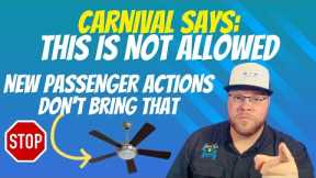 PASSENGER ACTIONS RESULT IN CRUISE LINE COMMUNICATING “STOP DOING THIS” & MUCH MORE