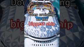 Does size matter for cruise ships? #wonderoftheseas #cruisetravel #cruisevacation